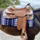Beautiful Blue Ribbon Show Saddle