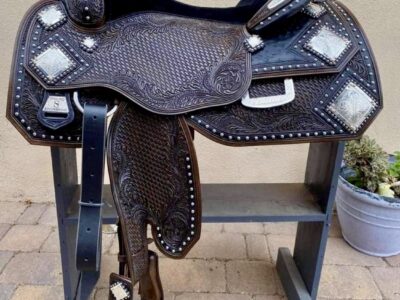 Sterling Custom Saddle with Matching Headstall
