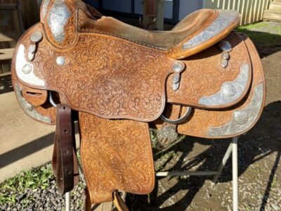 Blue Ribbon custom show saddle