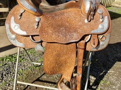 Blue Ribbon custom show saddle