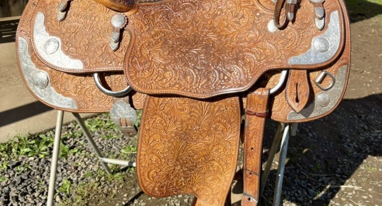 Blue Ribbon custom show saddle