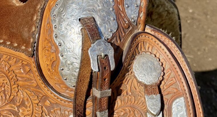 Blue Ribbon custom show saddle