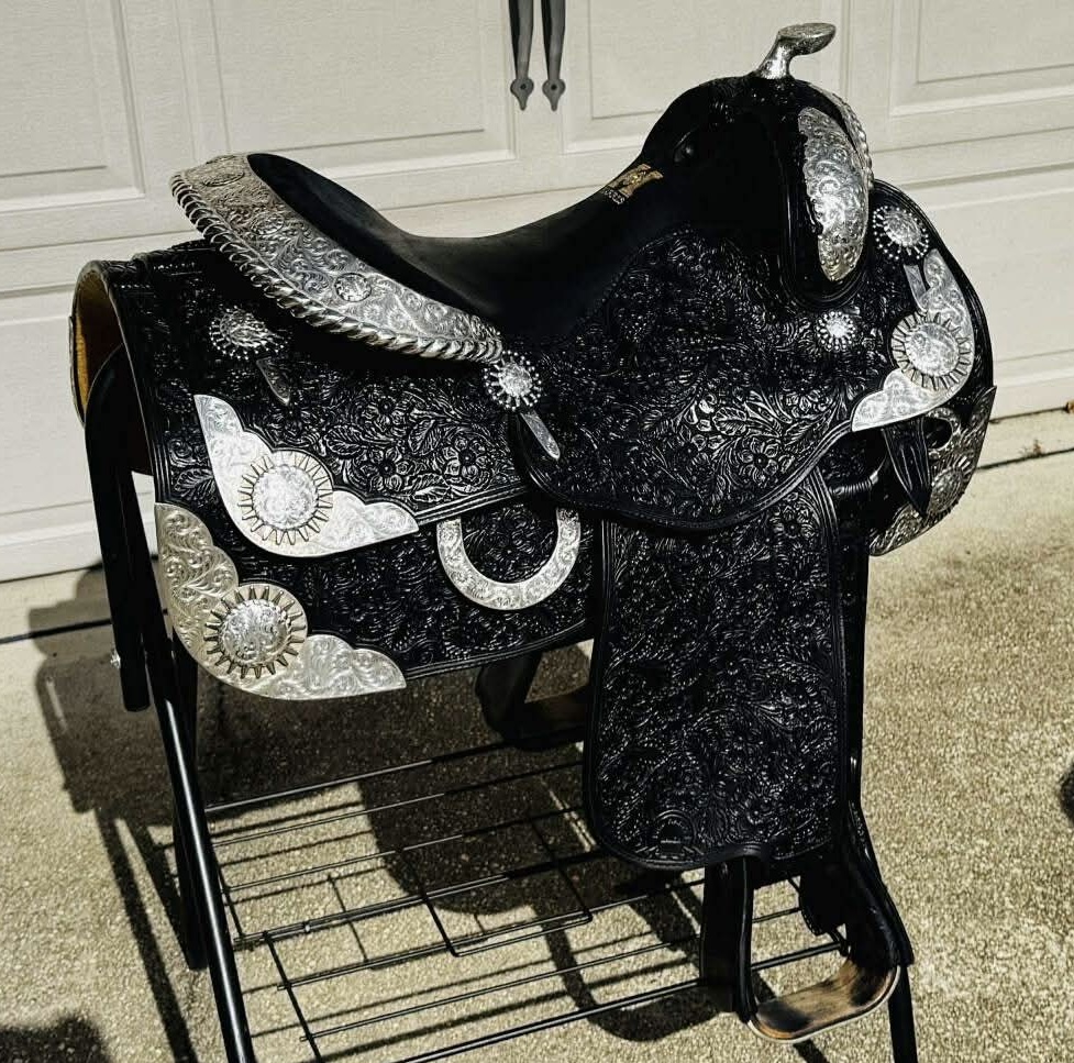Phil Harris Saddle with Matching Bridle