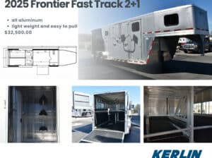 Used 2025 Frontier Trailers Fast Track 2+1