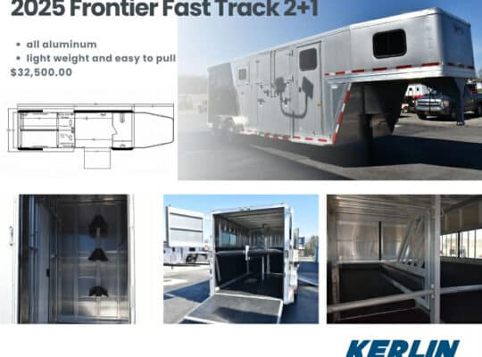 Used 2025 Frontier Trailers Fast Track 2+1