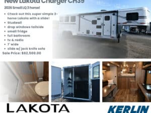 New 2026 Lakota Charger CH39